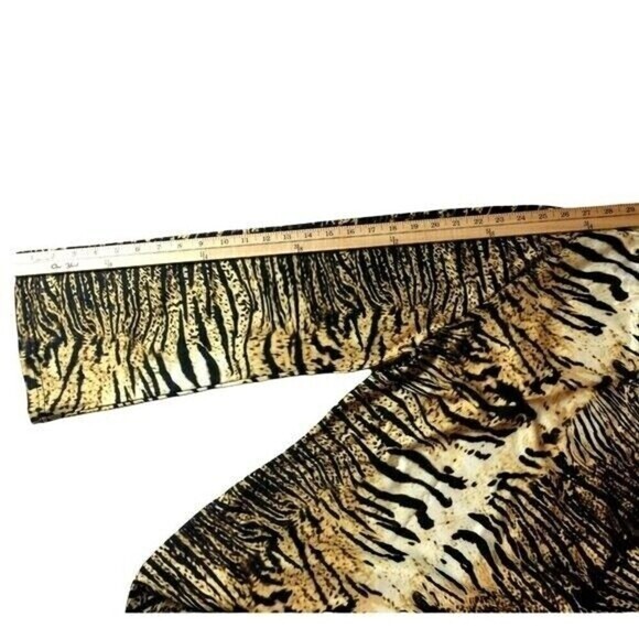 Shein 2XL Animal Print One Shoulder Long Sleeve Short Dress. - Picture 7 of 11